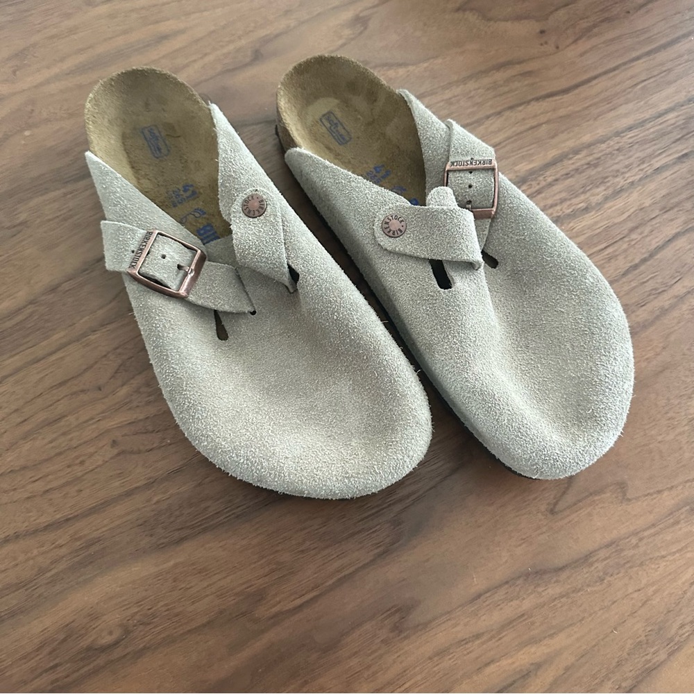 Birkenstock Boston Clog suede size 41